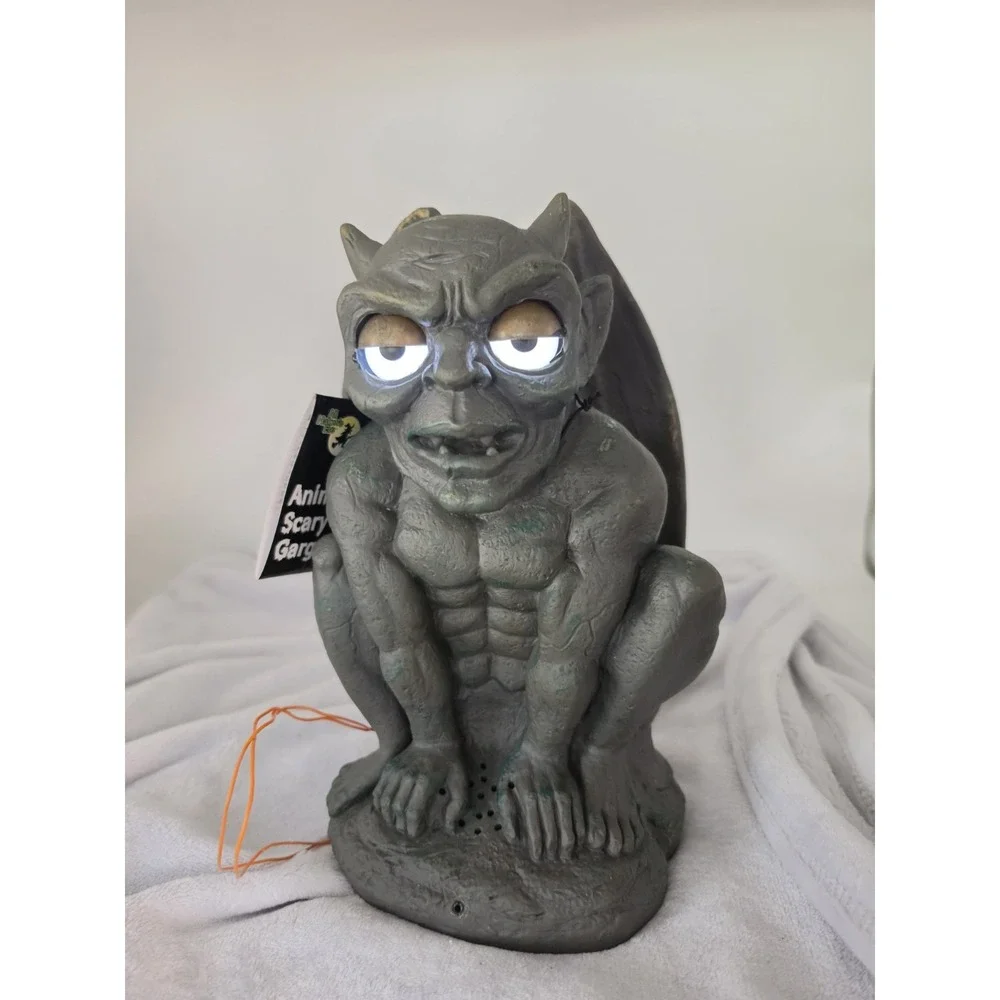 2007 Magic Power Halloween Gargoyle Animated Motion Activated And Talking 11.5